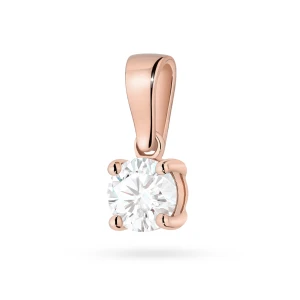 Zawieszka z różowego złota z diamentem laboratoryjnym Lab Diamonds 0,50ct
