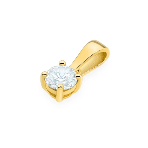 Złota zawieszka z pojedynczym diamentem 0,40ct Z0576.Z3.DIW.02 marko