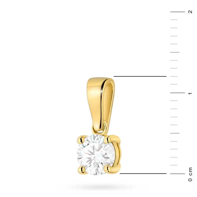 Złota zawieszka z diamentem laboratoryjnym Lab Diamonds 0,50ct Z0576.Z3.LDW.03 marko