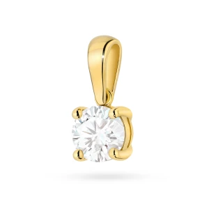 Złota zawieszka z diamentem laboratoryjnym Lab Diamonds 1,00ct