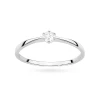 Minimalistyczny pierścionek z białego złota z diamentem laboratoryjnym 0,10ct Lab Diamonds W0579.B3.LDW.01 marko
