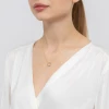 Srebrny naszyjnik gładkie koło ring obręcz Iluvia N1127-925-S marko