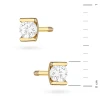 Złote kolczyki brylantami 0,08ct klasyczne basic na sztyfcie zakręcanym K0055.Z3.DIW.02 marko