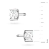 Kolczyki z białego złota z brylantami 0,08ct klasyczne basic na sztyfcie zakręcanym K0055.B3.DIW.02 marko