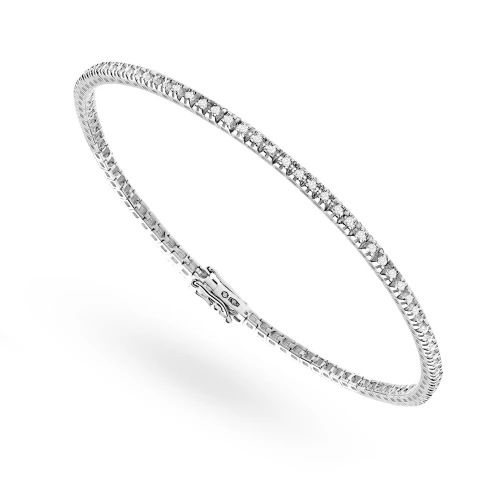 Bransoletka tenisowa z białego złota z diamentami laboratoryjnymi Lab Diamonds B0031.B3.LDW.01 marko