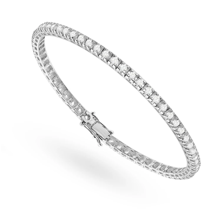 Bransoletka tenisowa z białego złota z diamentami laboratoryjnymi Lab Diamonds B0031.B3.LDW.05 marko