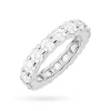 Pierścionek z białego złota z diamentami laboratoryjnymi dookoła obrączka Lab Diamonds W0516.B3.LDW.01 marko