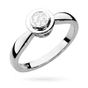Pierścionek z białego złota z diamentem laboratoryjnym 0,30ct Lab Diamonds pełna oprawa bezel W0294.B3.LDW.05 marko