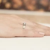 Pierścionek z białego złota z diamentem laboratoryjnym 0,30ct Lab Diamonds pełna oprawa bezel W0294.B3.LDW.05 marko