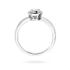 Pierścionek z białego złota z diamentem laboratoryjnym 0,25ct Lab Diamonds pełna oprawa bezel W0294.B3.LDW.04 marko
