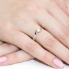 Klasyczny pierścionek mijanka z białego złota z diamentem laboratoryjnym 0,20ct Lab Diamonds W0243.B3.LDW.01 marko