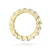 A delicate yellow gold ring with a full circle of baguette-cut laboratory diamonds, presented on a white background, product W0516.Z3.LDW.01