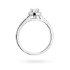 Pierścionek z białego złota z diamentem laboratoryjnym 0,15ct Lab Diamonds oprawa Halo W0406.B3.LDW.01 marko
