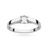 Pierścionek z sercem z białego złota z diamentem laboratoryjnym 0,10ct Lab Diamonds W0320.B3.LDW.03 marko