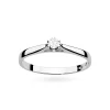 Pierścionek w klasycznym stylu z białego złota z diamentem laboratoryjnym 0,10ct Lab Diamonds W0311.B3.LDW.01 marko