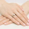 Okazały pierścionek z białego złota z diamentem laboratoryjnym 1,00ct Lab Diamonds W0482.B3.LDW.04 marko