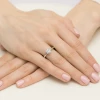 Okazały pierścionek z białego złota z diamentem laboratoryjnym 0,70ct Lab Diamonds