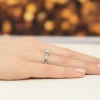 Okazały pierścionek z białego złota z diamentem laboratoryjnym 0,70ct Lab Diamonds
