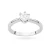 Okazały pierścionek z białego złota z diamentem laboratoryjnym 0,50ct Lab Diamonds W0482.B3.LDW.02 marko
