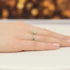Okazały pierścionek z białego złota z diamentem laboratoryjnym 0,50ct Lab Diamonds W0482.B3.LDW.02 marko