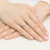 Okazały pierścionek z białego złota z diamentem laboratoryjnym 0,40ct Lab Diamonds W0482.B3.LDW.01 marko