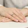 Okazały pierścionek z białego złota z diamentem laboratoryjnym 0,40ct Lab Diamonds W0482.B3.LDW.01 marko