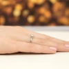 Okazały pierścionek z białego złota z diamentem laboratoryjnym 0,40ct Lab Diamonds W0482.B3.LDW.01 marko