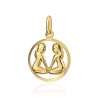 Złoty wisiorek zawieszka znak zodiaku Bliźnięta złoto 585 Z371-585-BLIZNIETA MARKO