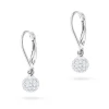 Srebrne kolczyki błyszczące kule shamballa Swarovski 8mm Soledo K2000-925 marko