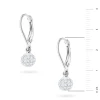 Srebrne kolczyki błyszczące kule shamballa Swarovski 8mm Soledo K2000-925 marko