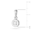 Zawieszka z białego złota 585 pojedynczy brylant 0,10ct Z0045.B3.DIW.01 marko