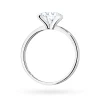 Klasyczny pierścionek z białego złota z pojedynczym owalnym diamentem laboratoryjnym Lab Diamonds W0688.B3.LDW.01 marko