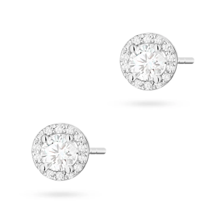 Klasyczne kolczyki sztyft z diamentami laboratoryjnymi 2 x 0,50ct białe złoto Lab Diamonds K0509.B3.LDW.01 marko