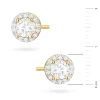 Klasyczne kolczyki sztyft z diamentami laboratoryjnymi 2 x 0,50ct żółte złoto Lab Diamonds K0509.Z3.LDW.01 marko