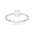 Pierścionek z białego złota z diamentem laboratoryjnym 0,30ct Lab Diamonds W0582.B3.LDW.01 marko