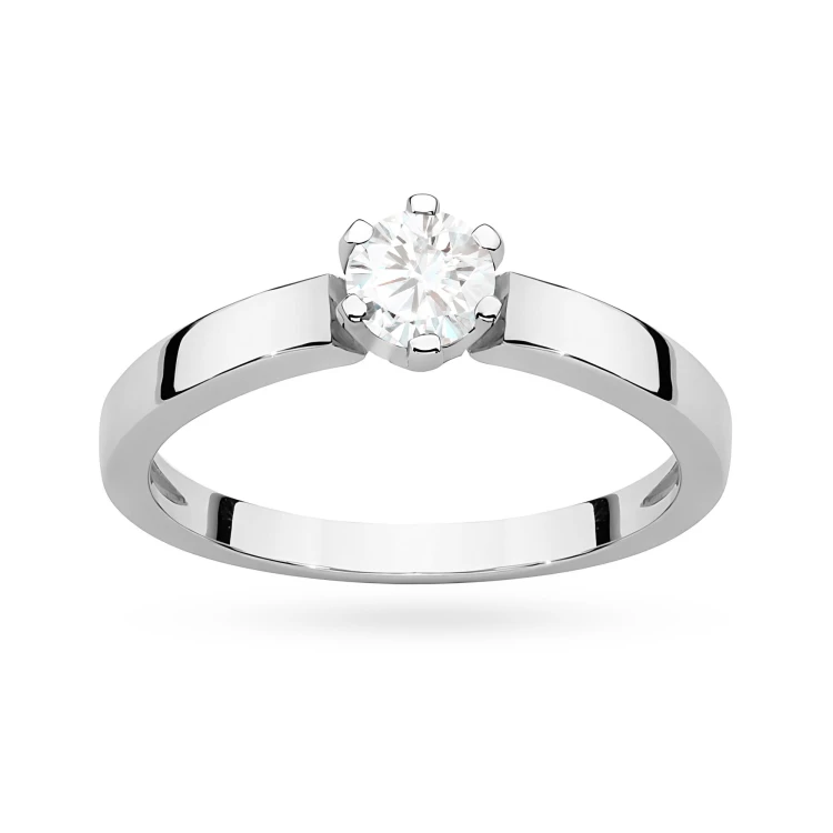 Minimalistyczny pierścionek z białego złota z diamentem laboratoryjnym 0,25ct Lab Diamonds W0562.B3.LDW.01 marko