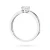 Minimalistyczny pierścionek z białego złota z diamentem laboratoryjnym 0,25ct Lab Diamonds W0562.B3.LDW.01 marko