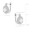 Złote kolczyki z brylantami markiza kwiatek diamenty laboratoryjne Lab Diamonds białe złoto K0312.B3.LDW.01 marko