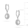 Kolczyki z białego złota długie wiszące brylanty i diamenty laboratoryjne Lab Diamonds K0303.B3.LDW.01 marko
