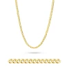 Srebrny pozłacany łańcuszek męski pancerka pr.925 L049-925-Z marko