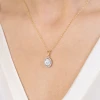 Okazała złota zawieszka z diamentem laboratoryjnym Lab Diamonds i brylantami Z0080.Z3.LDW.01 marko