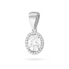 Okazała zawieszka z białego złota z diamentem laboratoryjnym Lab Diamonds i brylantami  Z0080.B3.LDW.01 marko