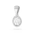 Okazała zawieszka z białego złota z diamentem laboratoryjnym Lab Diamonds i brylantami  Z0080.B3.LDW.01 marko