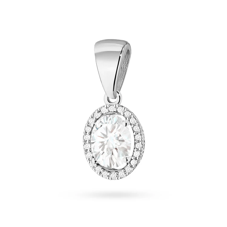 Okazała zawieszka z białego złota z diamentem laboratoryjnym Lab Diamonds i brylantami  Z0080.B3.LDW.01 marko
