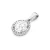Okazała zawieszka z białego złota z diamentem laboratoryjnym Lab Diamonds i brylantami  Z0080.B3.LDW.01 marko