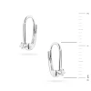 Kolczyki z białego złota z brylantami 0,08ct klasyczne basic K0057.B3.DIW.02 marko