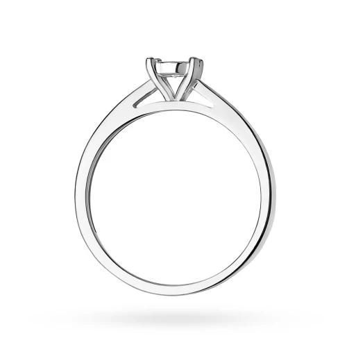 Pierścionek zaręczynowy Lab Diamonds  0,08ct białe złoto