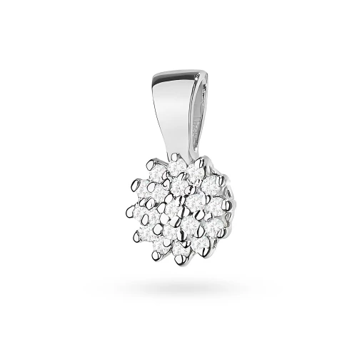 Zawieszka klasyczna z brylantami 0,10ct białe złoto Z0401.B3.DIW.01 marko
