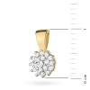 Złota zawieszka klasyczna z brylantami 0,10ct Z0401.Z3.DIW.01 marko