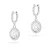 Okazałe wiszące kolczyki z białego złota diament laboratoryjny Lab Diamonds i brylanty K0080.B3.LDW.01 marko